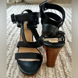 Christian Louboutin Black Leather Heels